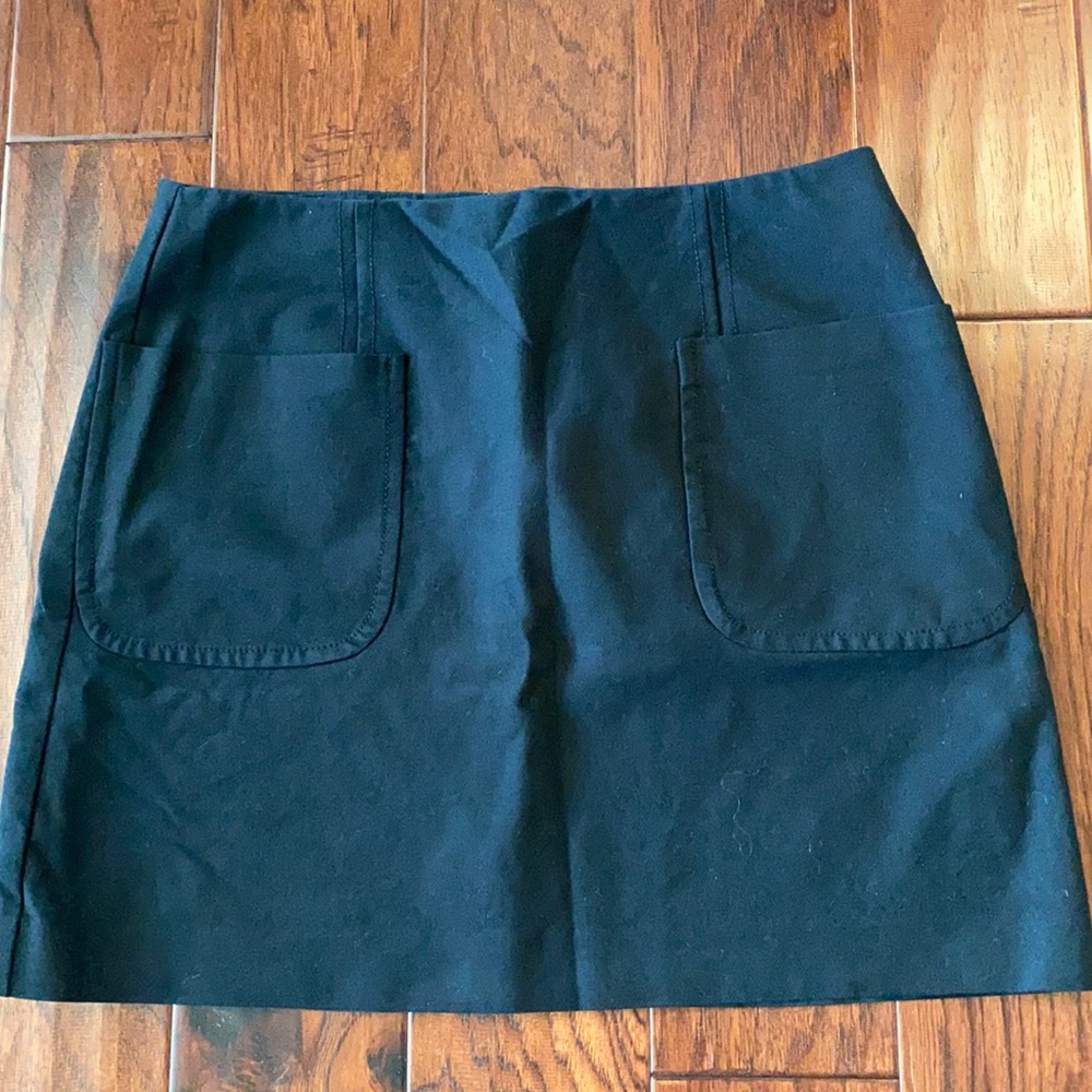 LOFT Black Cotton Skirt